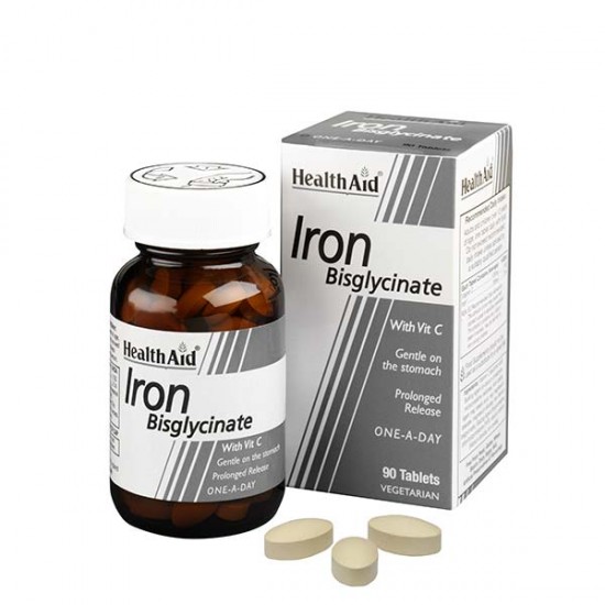 قرص آهسته رهش آهن بیس گلیسینات+ویتامین ث هلث اید قرص آهسته رهش آهن بیس گلیسینات+ویتامین ث هلث اید