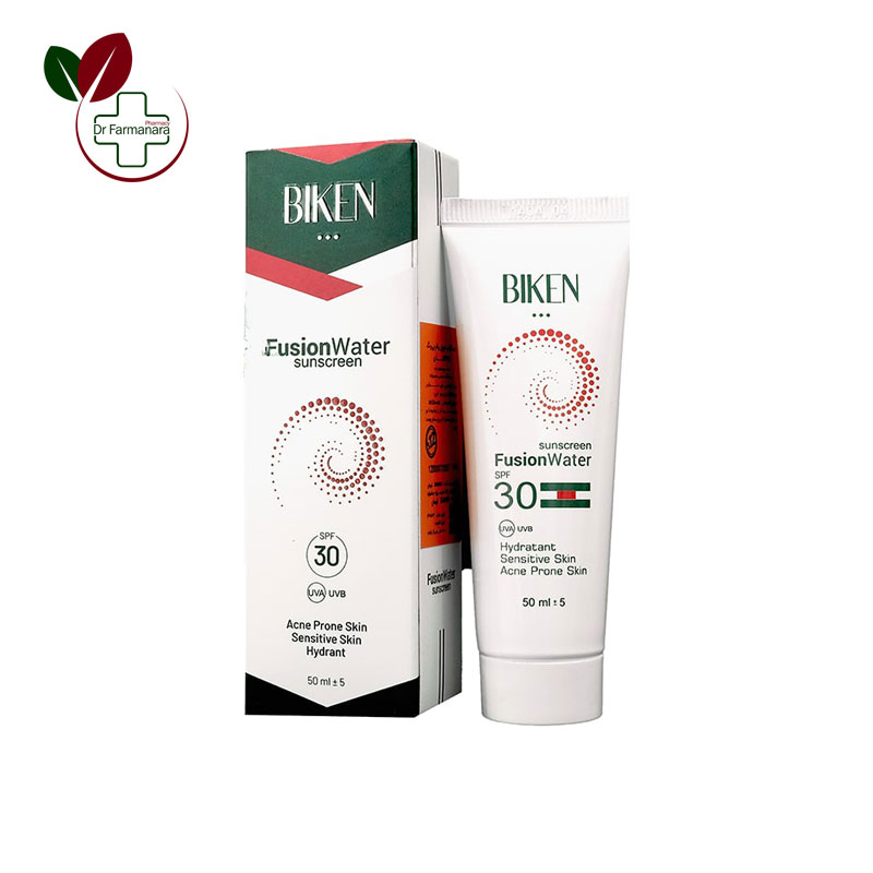 fusion کرم ضد آفتاب فیوژن واتر بی رنگ بیکن BIKEN