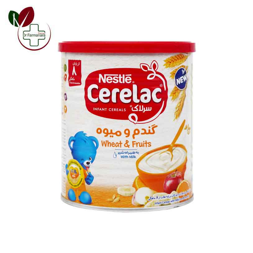 سرلاک گندم و میوه به همراه شیر نستله Nestle Cerelac Wheat And Fruits With Milk